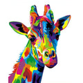 DIY Giraffe Acrylic Painting By Numbers Animals - Creative Serenity