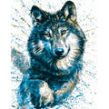 DIY Wolf Acrylic Painting By Numbers Animals - Creative Serenity