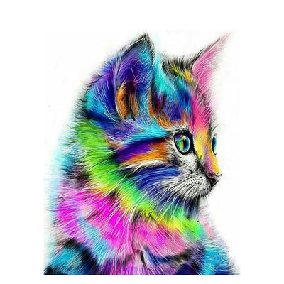 DIY Cat Digital Painting By Numbers Animal Art - Creative Serenity