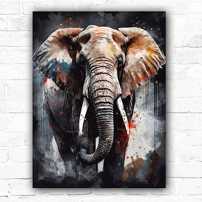 5D Elephant DIY Diamond Art Painting Animals 30x40cm - Creative Serenity