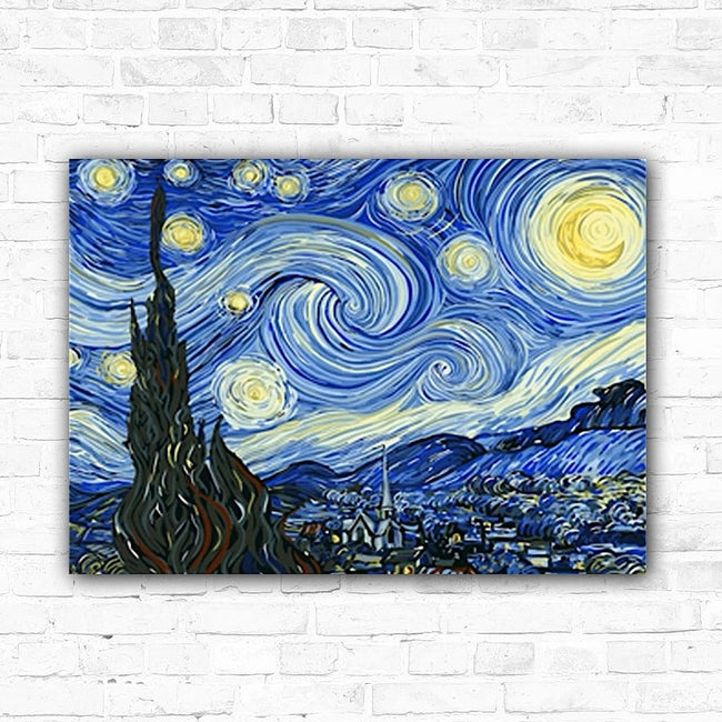 5D Starry Night Van Gogh Diamond Art Painting - Creative Serenity