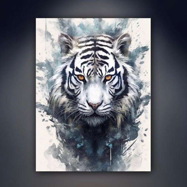 5D White Tiger DIY Diamond Art Painting Animals 30x40cm - Creative Serenity