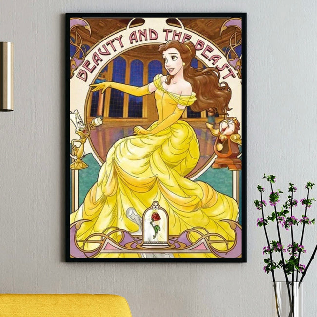 Belle 5D Diamond Painting Princess 30x40cm - Creative Serenity