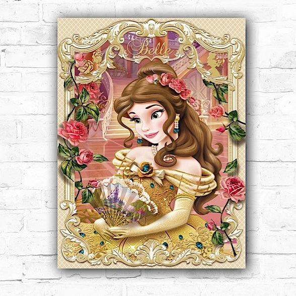 Belle DIY 5D Diamond Painting Princess 30x40cm - Creative Serenity
