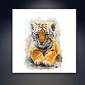 DIY Baby Tiger Acrylic Painting By Numbers Animals - Creative Serenity