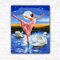 DIY Ballerina 5D Diamond Art Painting 30x40cm - Creative Serenity