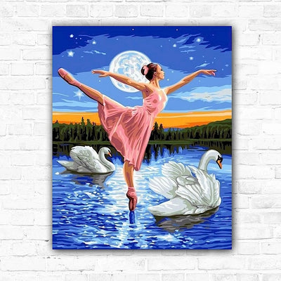 DIY Ballerina 5D Diamond Art Painting 30x40cm - Creative Serenity