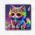 DIY Cat Diamond Art Painting Kit 20x20cm - Creative Serenity