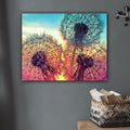 DIY Dandelions Painting By Numbers Art - Creative Serenity