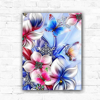 DIY Flowers 5D Diamond Art Painting 30x40cm - Creative Serenity