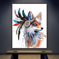 DIY Fox Acrylic Painting By Numbers Animals - Creative Serenity