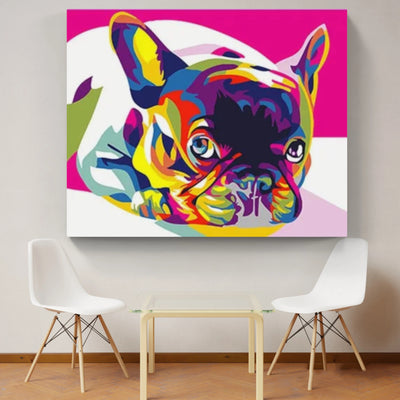 DIY French Bulldog Digital Painting By Numbers Animal Art - Creative Serenity
