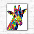 DIY Giraffe Acrylic Painting By Numbers Animals - Creative Serenity
