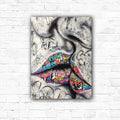 DIY Graffiti Kiss Painting By Numbers Art - Creative Serenity
