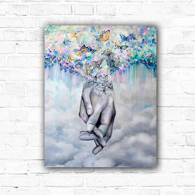 DIY Hands Painting By Numbers Art - Creative Serenity