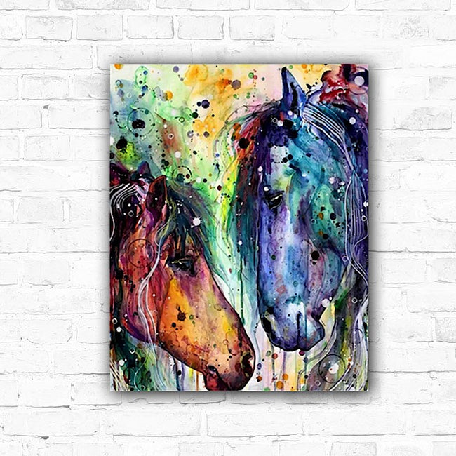 DIY Horses Acrylic Painting By Numbers Animals - Creative Serenity