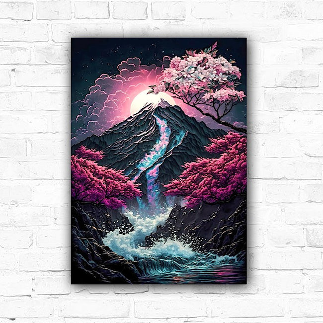 DIY Japanese Cherry Blossom 5D Diamond Art Painting - Creative Serenity