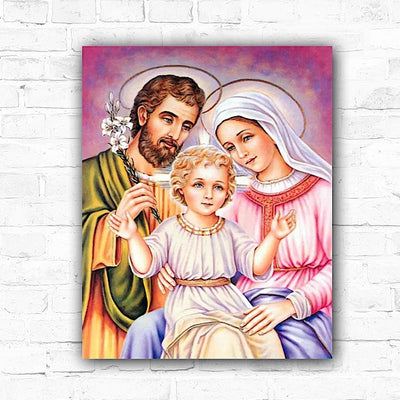 DIY Jesus Mary & Joseph Diamond Art Painting - Creative Serenity