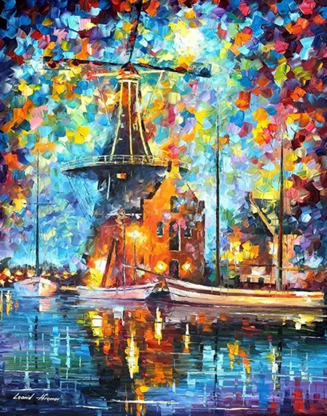 DIY Lighthouse Painting By Numbers Art - Creative Serenity