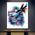 DIY Lion Acrylic Painting By Numbers Animals - Creative Serenity