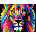 DIY Lion Digital Painting By Numbers Animal Art - Creative Serenity