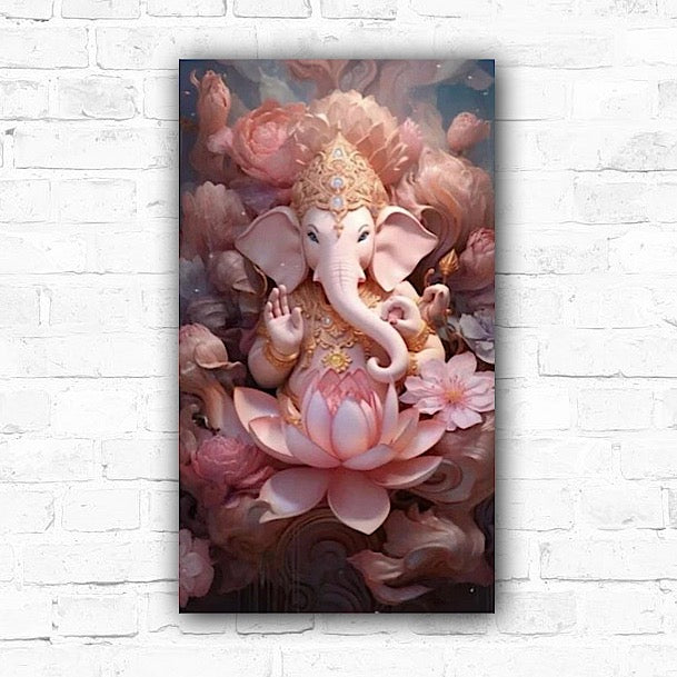 DIY Lord Ganesha Large Diamond Art Painting - Creative Serenity