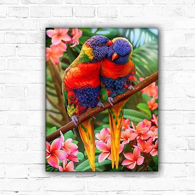 DIY Loriini Bird 5D Diamond Art Painting 30x40cm - Creative Serenity