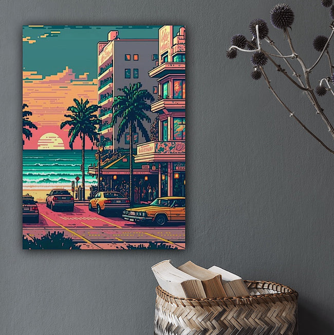 DIY Miami Pixel 5D Diamond Art Painting - Creative Serenity