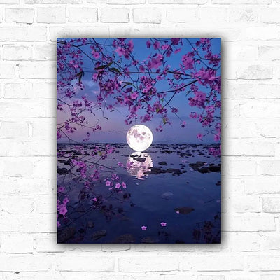 DIY Moon 5D Diamond Art Painting 30x40cm - Creative Serenity