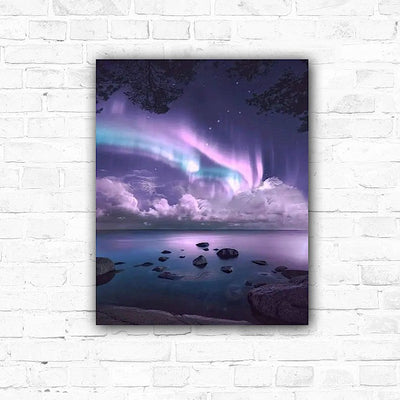 DIY Northern Lights 5D Diamond Art Painting 30x40cm - Creative Serenity