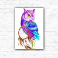DIY Owl Acrylic Painting By Numbers Animals - Creative Serenity