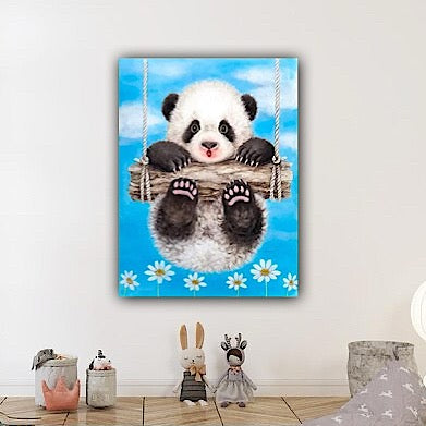 DIY Panda Bear 5D Diamond Art Painting 30x40cm - Creative Serenity