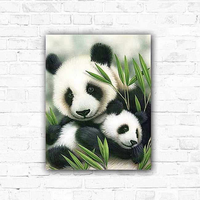 DIY Panda Bears 5D Diamond Art Painting 30x40cm - Creative Serenity