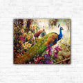 DIY Peacocks Paint by Numbers On Canvas - Creative Serenity