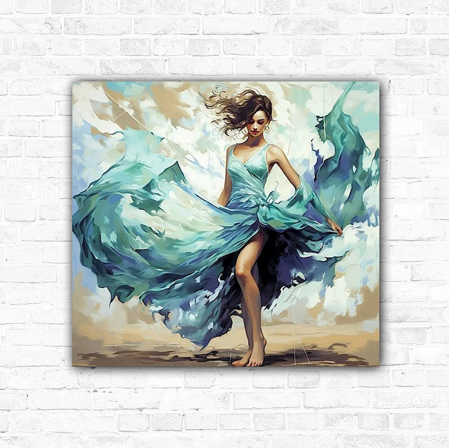 DIY Pretty Woman Paint By Number Woman Art - Creative Serenity