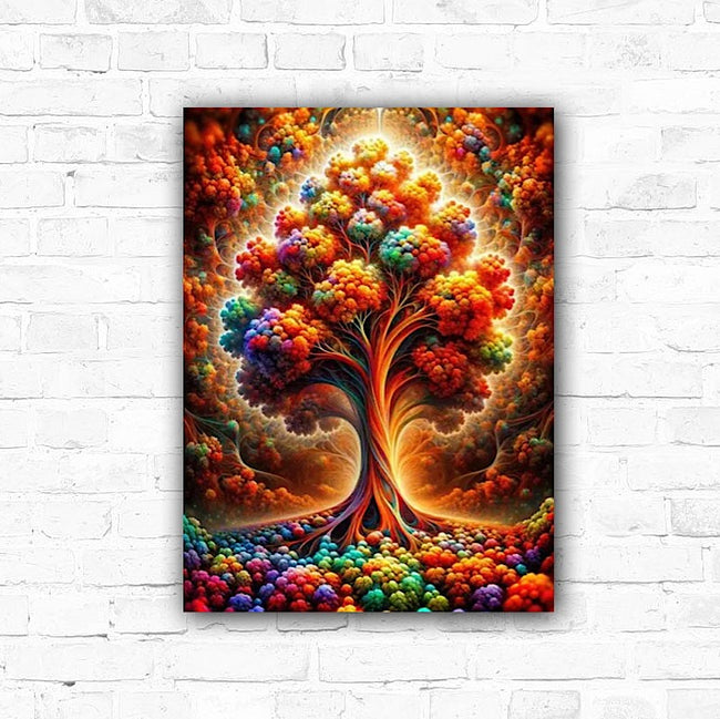 DIY Psychedelic Tree 5D Diamond Art Painting - Creative Serenity