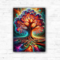 DIY Psychedelic Tree 5D Diamond Art Painting - Creative Serenity