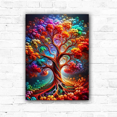 DIY Psychedelic Tree 5D Diamond Art Painting - Creative Serenity