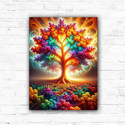 DIY Psychedelic Tree 5D Diamond Art Painting - Creative Serenity