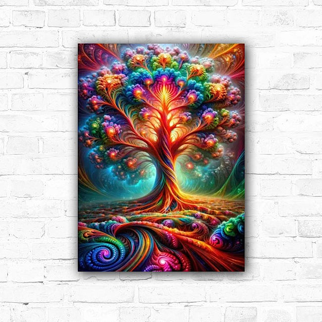 DIY Psychedelic Tree 5D Diamond Art Painting - Creative Serenity