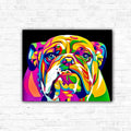DIY Rainbow British Bulldog Diamond Art Painting Animals - Creative Serenity