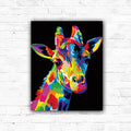 DIY Rainbow Giraffe Diamond Art Painting Animals - Creative Serenity
