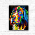 DIY Rainbow Spaniel Dog Diamond Art Painting Animals - Creative Serenity