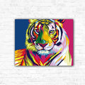 DIY Rainbow Tiger Diamond Art Painting Animals - Creative Serenity