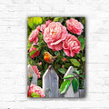 DIY Robin & Roses 5D Diamond Art Painting 30x40cm - Creative Serenity