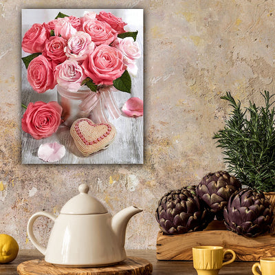 DIY Roses Flowers 5D Diamond Art Painting 30x40cm - Creative Serenity