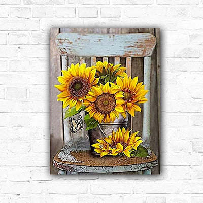 DIY Sunflowers 5D Diamond Art Painting 30x40cm - Creative Serenity