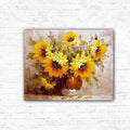 DIY Sunflowers Painting By Numbers Art - Creative Serenity