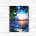 DIY Sunset Beach Acrylic Painting By Numbers - Creative Serenity