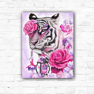 DIY Tiger 5D Diamond Art Painting 30x40cm - Creative Serenity